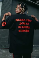 ALREADY FAMOUS Oversized Tee (Black) 8