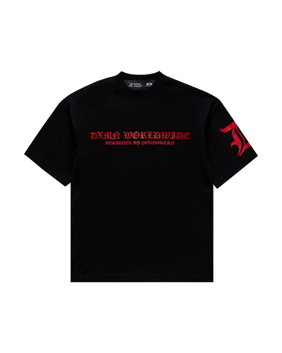 ALREADY FAMOUS Oversized Tee (Black)