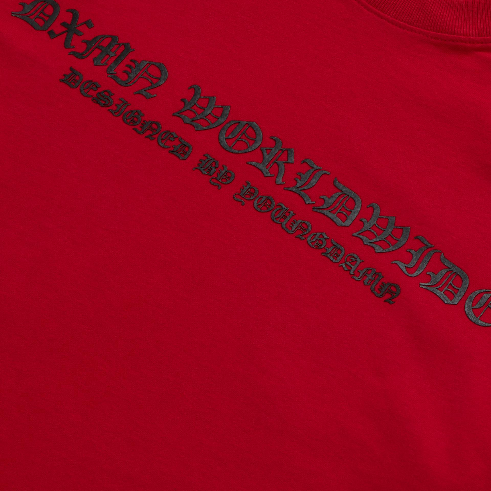 ALREADY FAMOUS Oversized Tee (Red) 2