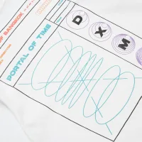 Portal of time Oversized Tee (White) 4
