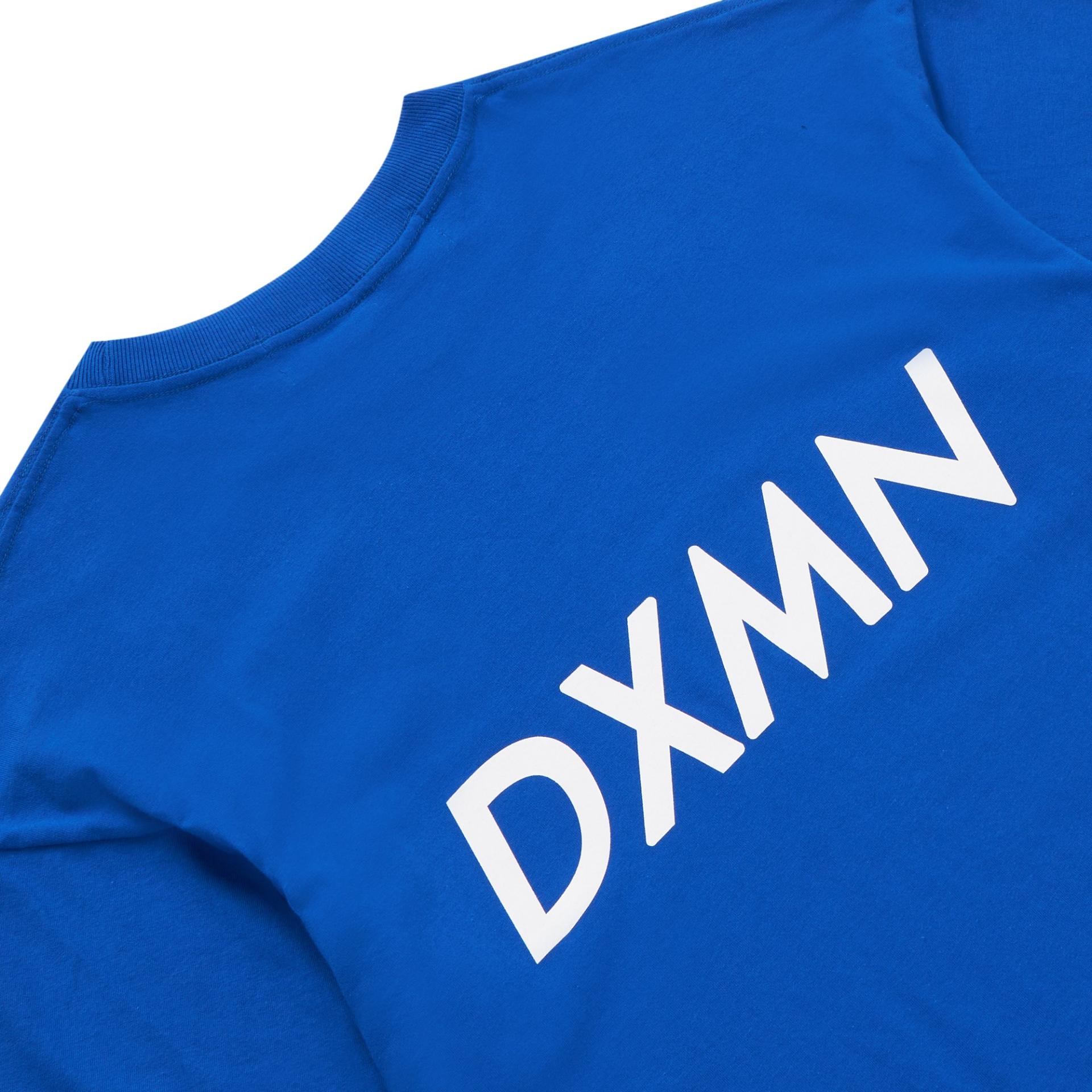Double Logo Oversized Tee (Blue) 4