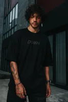 ALL BLACK Oversized Tee 5