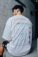 Portal of time Oversized Tee (White) 7