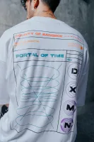 Portal of time Oversized Tee (White) 8