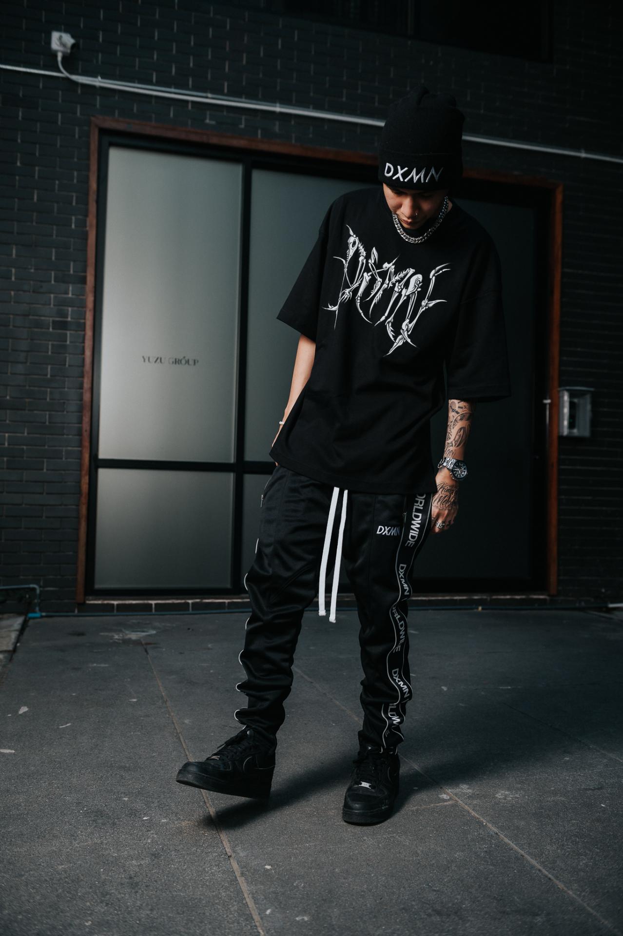 DXMN HARD SPINE Oversized Tee (Black) 6