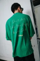 DXMN HUSTLE Oversized Tee (Green) 7