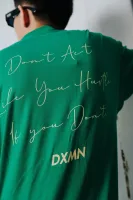 DXMN HUSTLE Oversized Tee (Green) 8