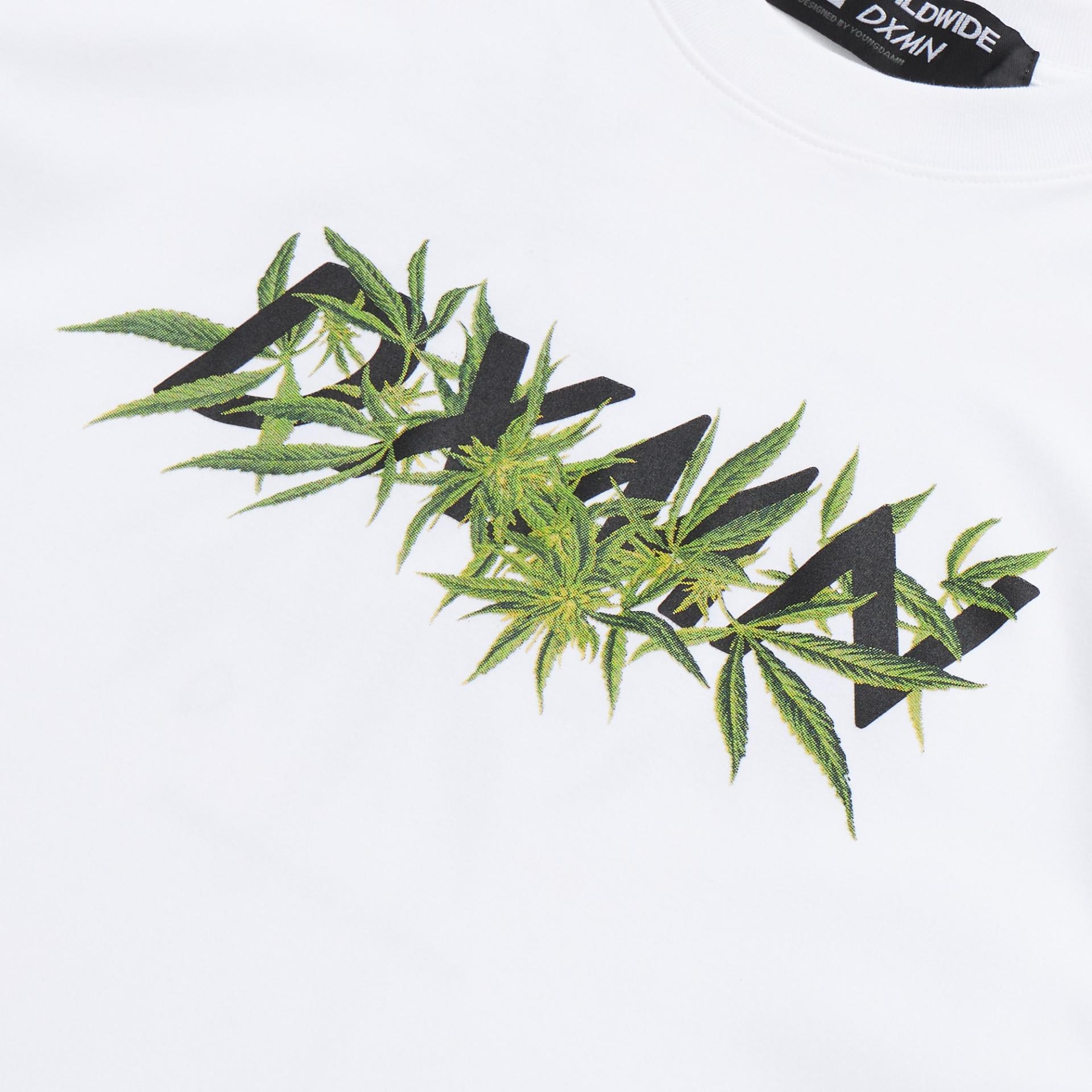DXMN CANNABIS Oversized Tee (White) 2