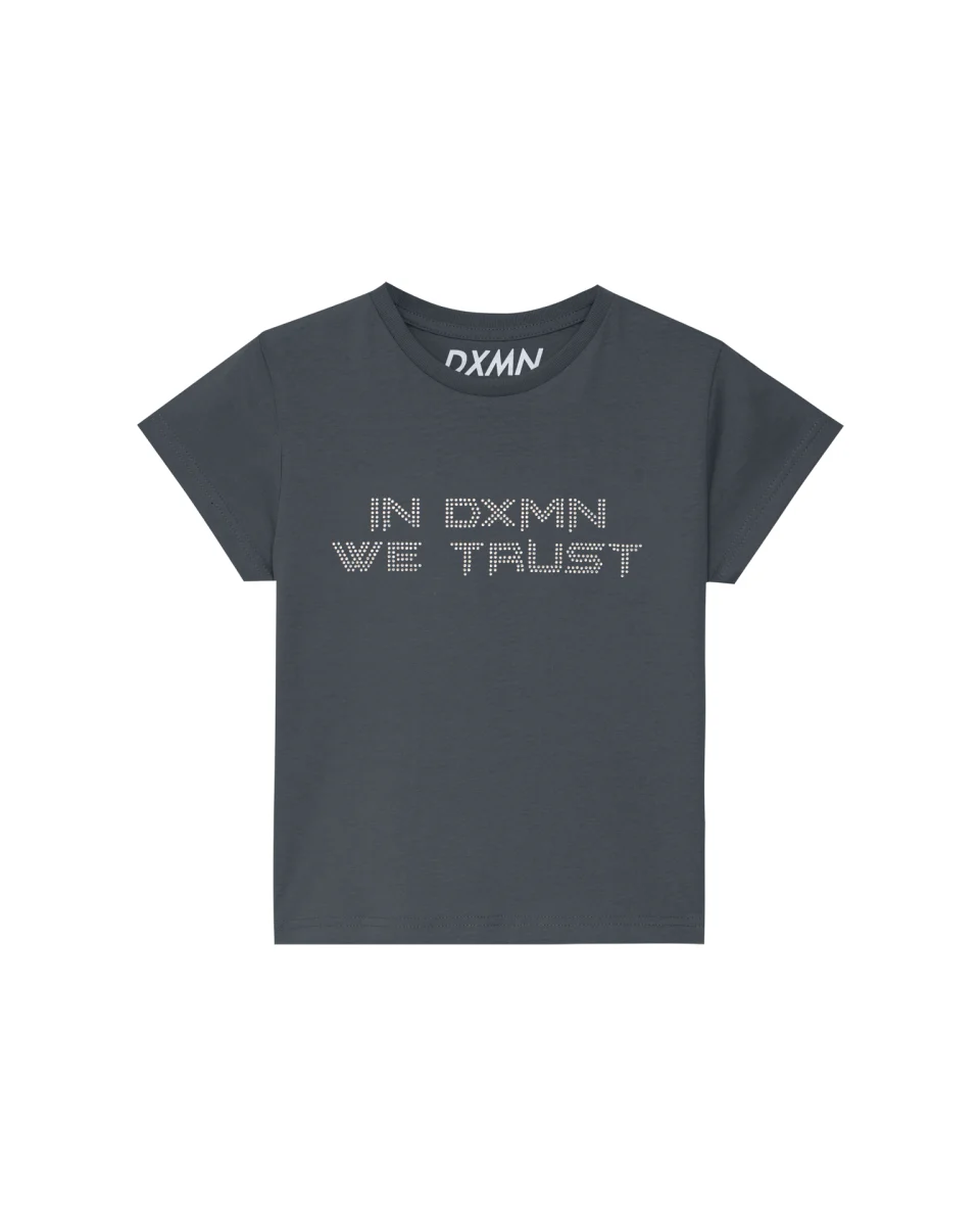 IN DXMN WE TRUST Babytee (Dark gray)