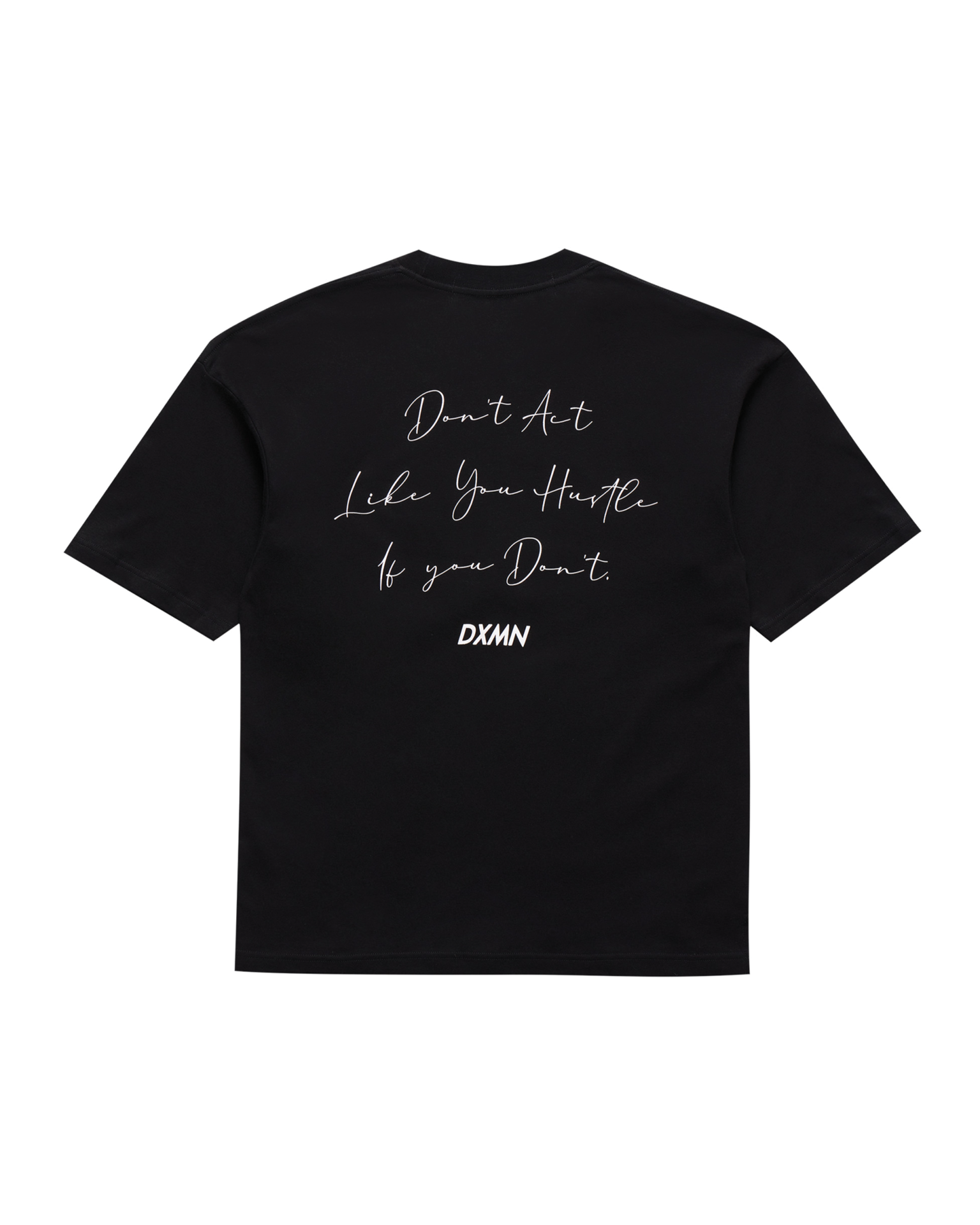 DXMN HUSTLE Oversized Tee (Black) 3