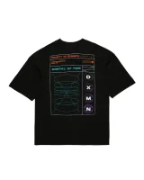 Portal of time Oversized Tee (Black) 3