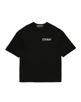 Double Logo Oversized Tee (Black) 1
