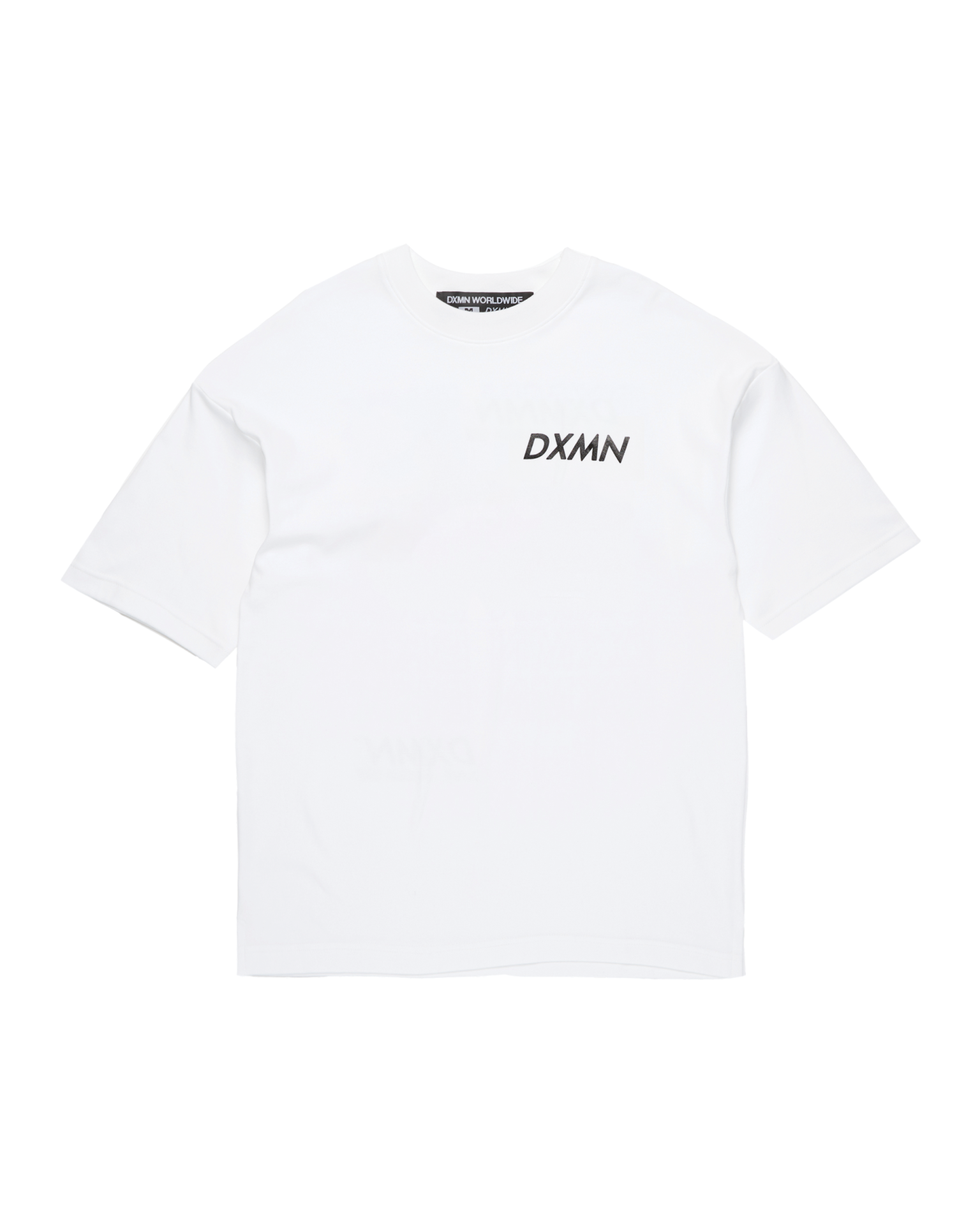 Double Logo Oversized Tee (White)