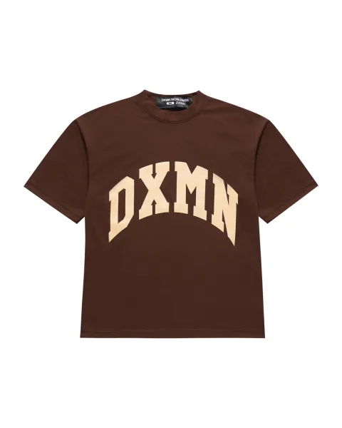 DXMN HUSTLE Oversized Tee (Brown)