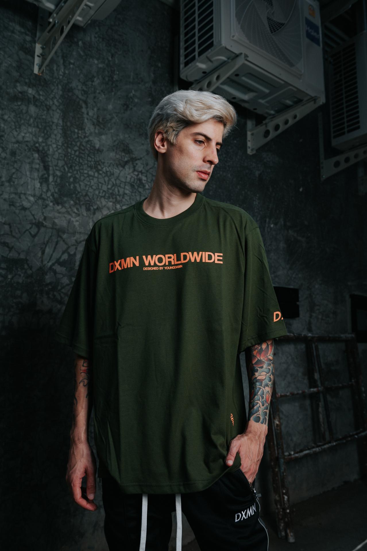 DXMN WORLDWIDE Oversized Tee (Green) 6