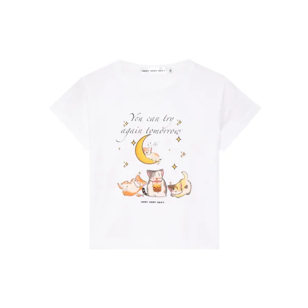 You can try again tmr (White) Babytee